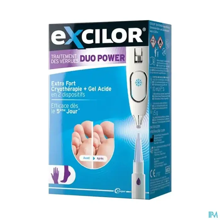 Cooper excilor traitement verrue duopower mains pieds
