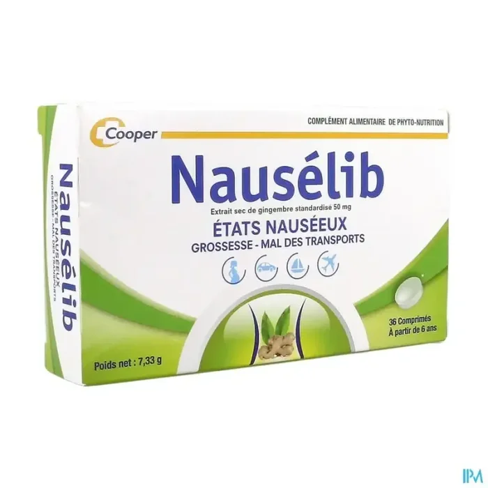 Cooper nauselib comprimé 36