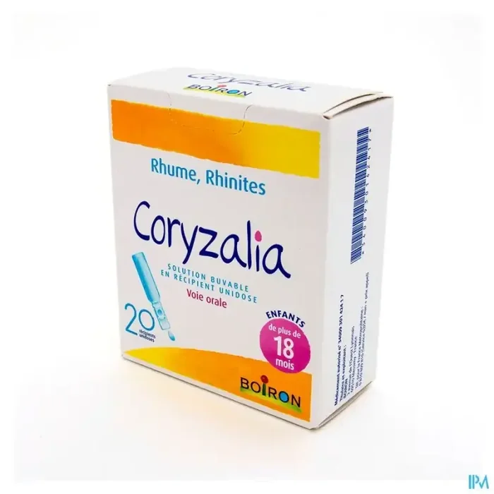 Coryzalia rhume enfants +18 mois unidose 20