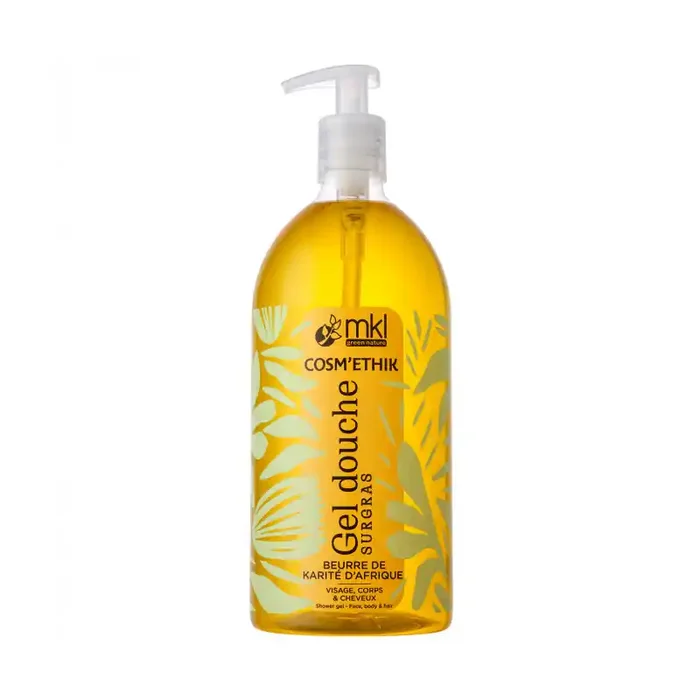 COSM‘ÉTHIK GEL DOUCHE SURGRAS BEURRE DE KARITÉ D‘AFRIQUE 1L MKL