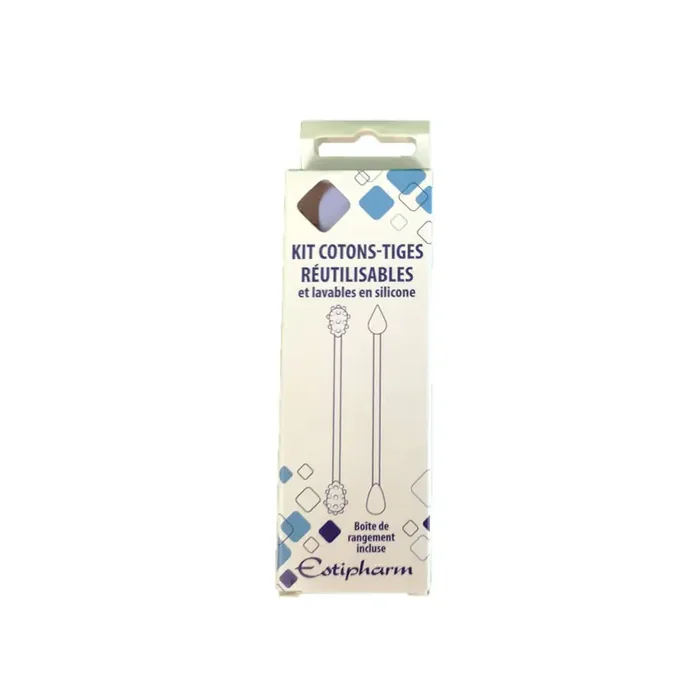 COTON-TIGES RÉUTILISABLES SILICONE ESTIPHARM