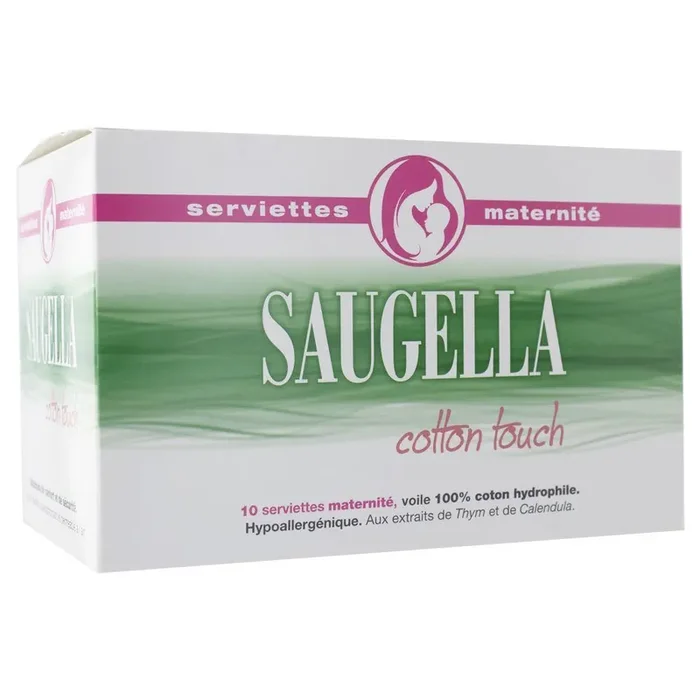 Cotton Touch Serviettes Maternite x10 CottonTouch Saugella
