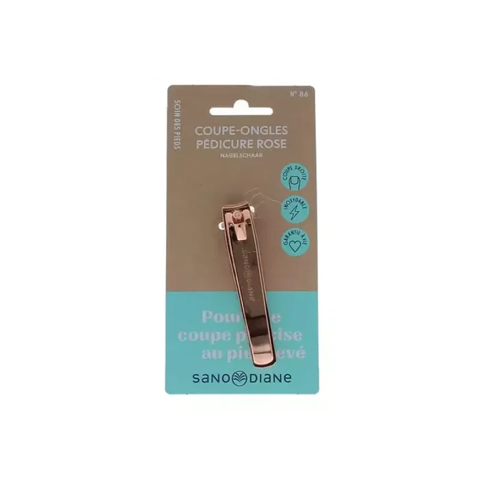 COUPE ONGLES PÉDICURE ROSE SANODIANE