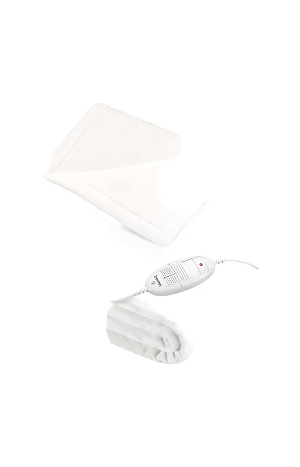 Couverture chauffante extra cosy – Blanc – 180 x 130 cm