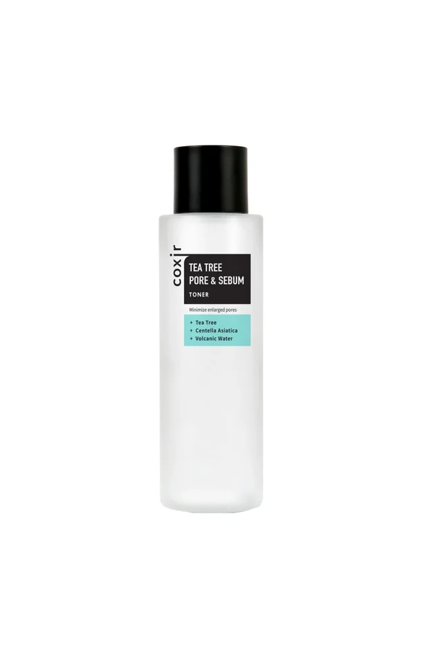 Coxir – Lotion tonique pore & sébum – Thé vert & centella – Peaux à imperfections & grasse – 150 ml
