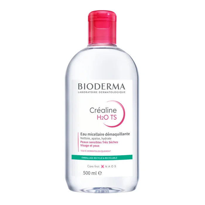 Créaline H2o TS – Eau Micellaire Démaquillante 500 ml