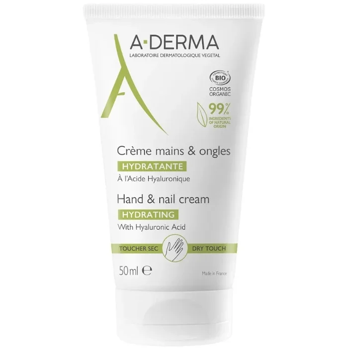 Crème Mains & Ongles – Hydratante à l’Acide Hyaluronique 50 ml