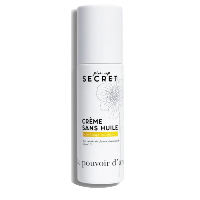 Cr&egrave;me Sans Huile – Soin Visage Matifiant – Peaux Mixtes &agrave; Grasses 50 ml