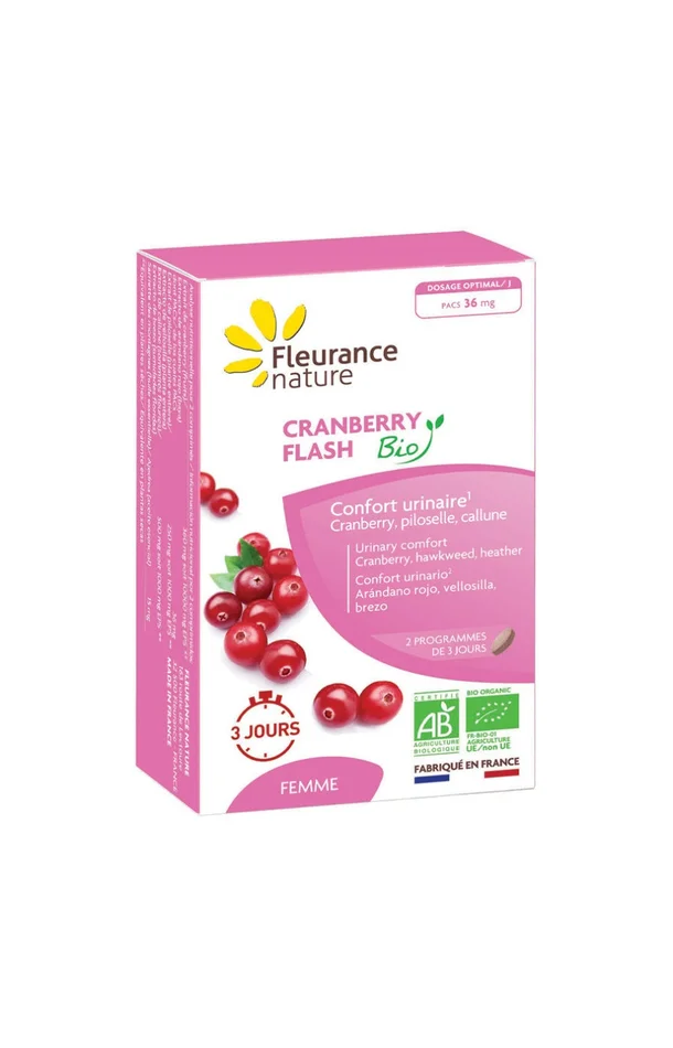 Cranberry flash bio – Confort urinaire – 2 x 3 jours