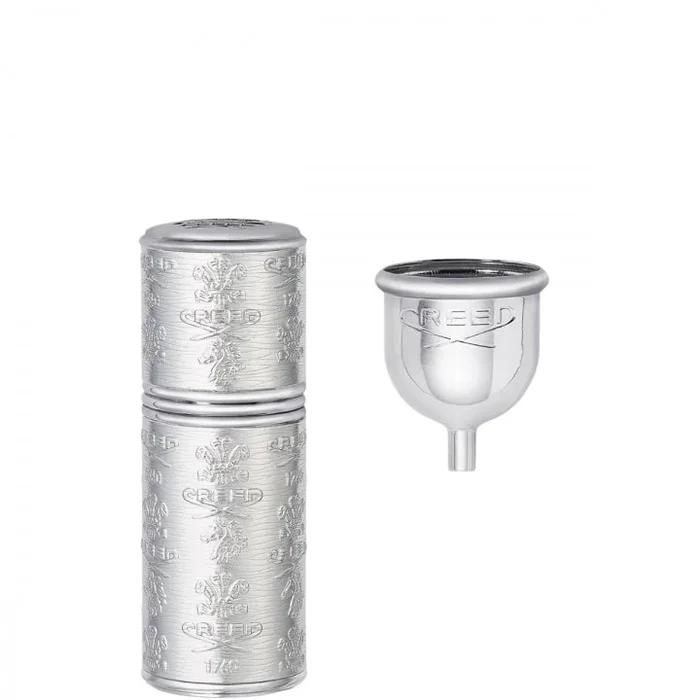 Creed Argent / Argent Vaporisateur de voyage – Gaine Cousue Cuir