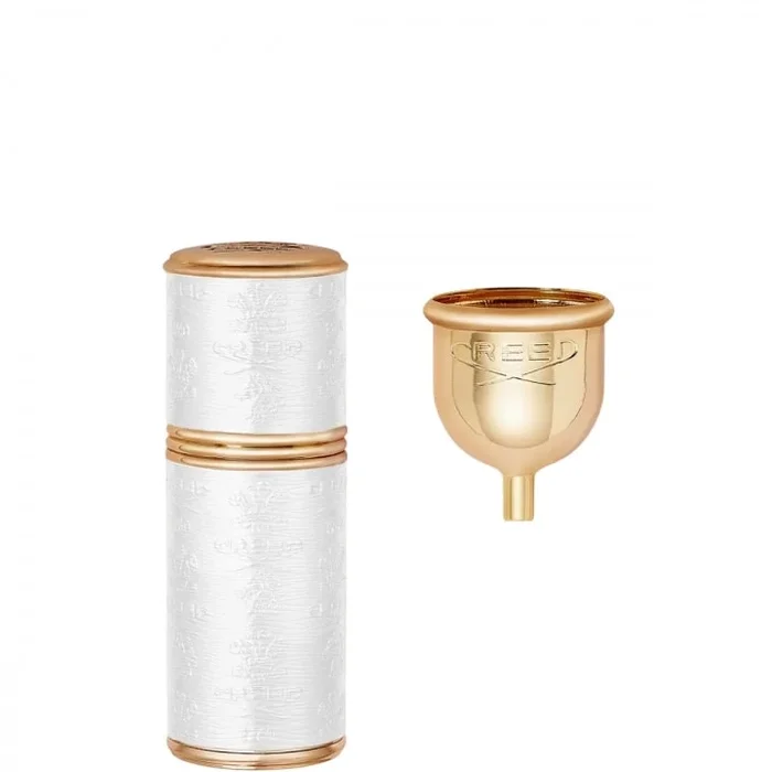 Creed Or / Blanc Vaporisateur de voyage – Gaine Cousue Cuir