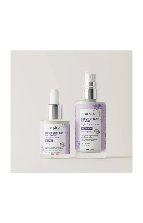 Crème & sérum anti-âge – Collagène – Peaux matures