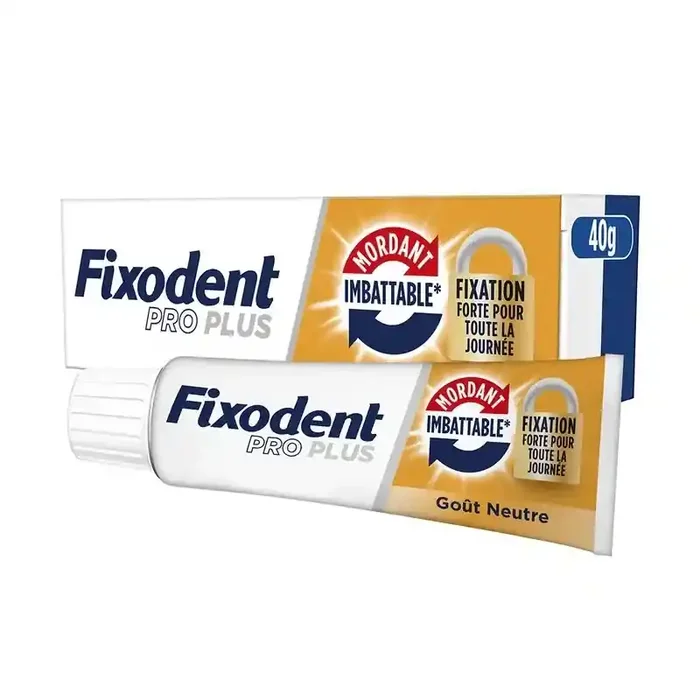 CREME ADHESIVE NEUTRE MORDANT IMBATTABLE 40G FIXODENT PRO PLUS