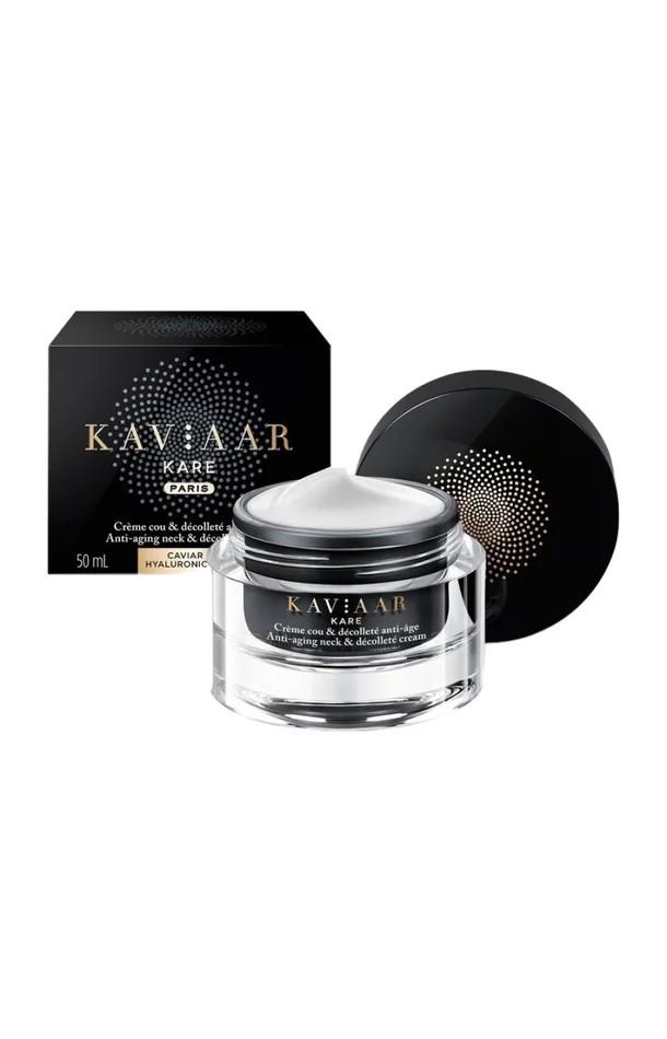Crème cou & décolleté anti-âge – Caviar & acide hyaluronique – 50 ml
