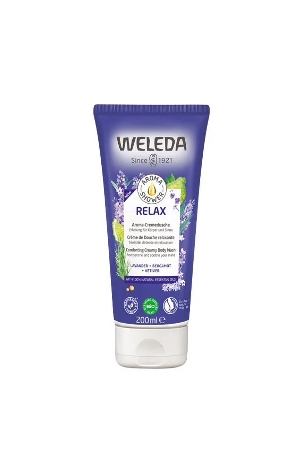 Crème de douche relaxante – Lavande, bergamote & vétiver – 200 ml