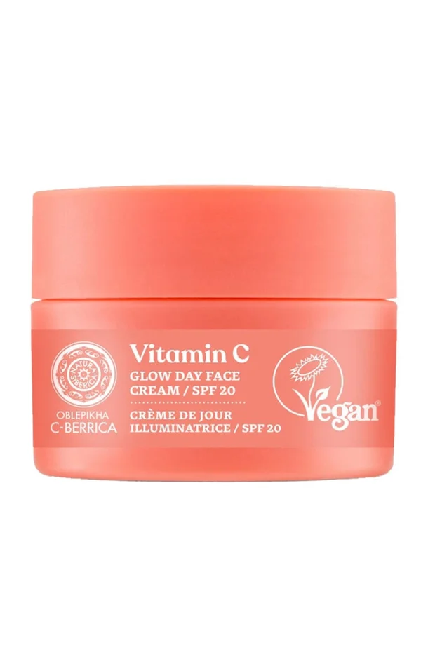 Crème de jour illuminatrice vegan – Vitamine C – Visage