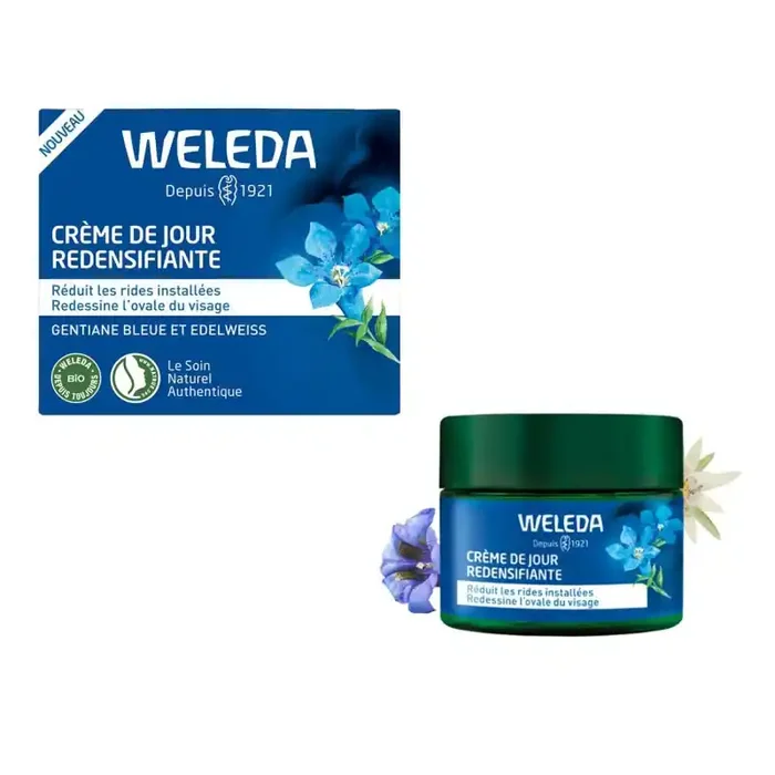 CREME DE JOUR REDENSIFIANTE GENTIANE BLEUE ET EDELWEISS 40ML WELEDA