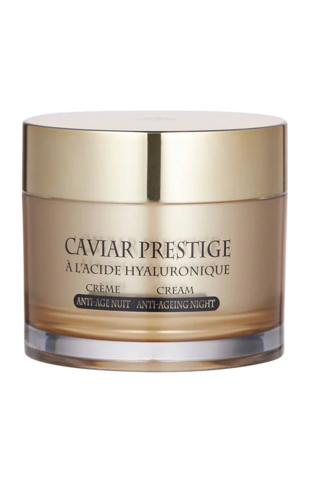 Crème de nuit anti-âge – Acide hyaluronique & caviar – Visage