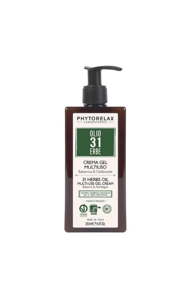 Crème hydratante & apaisante bio – Huile 31 herbes – Corps – 250 ml