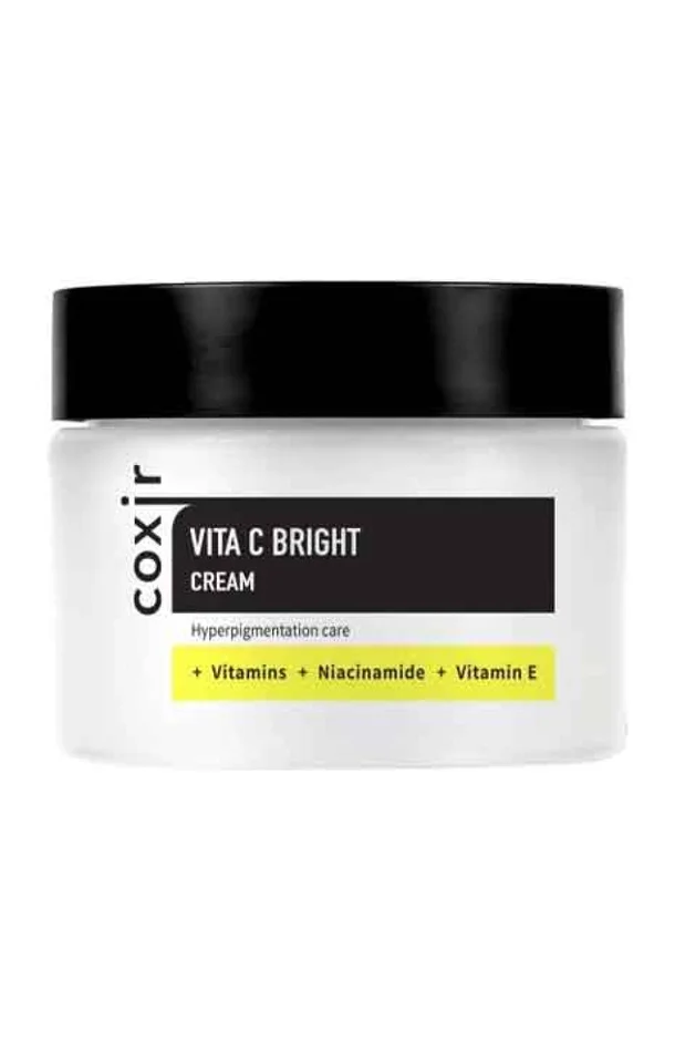 Crème hydratante & illuminatrice – Niacinamide & vitamine C – Visage