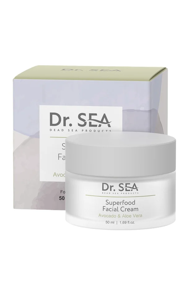 Crème hydratante – Avocat & aloe verra – Visage – 50 ml