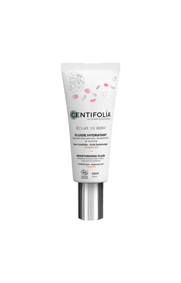 Crème hydratante bio – Rose & acide hyaluronique – Visage – 40ml
