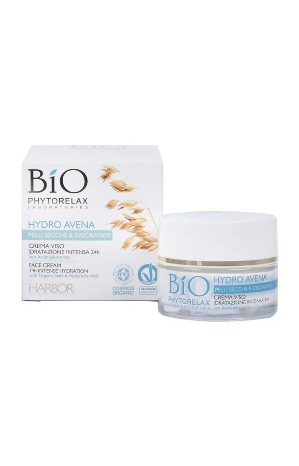 Crème hydratante intense bio 24H – Peaux sèches et déshydratées – 50 m