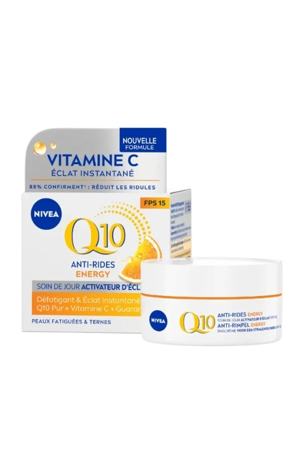 Crème hydratante raffermissante SPF15 – Q10 Energy – Peaux matures – 50 ml