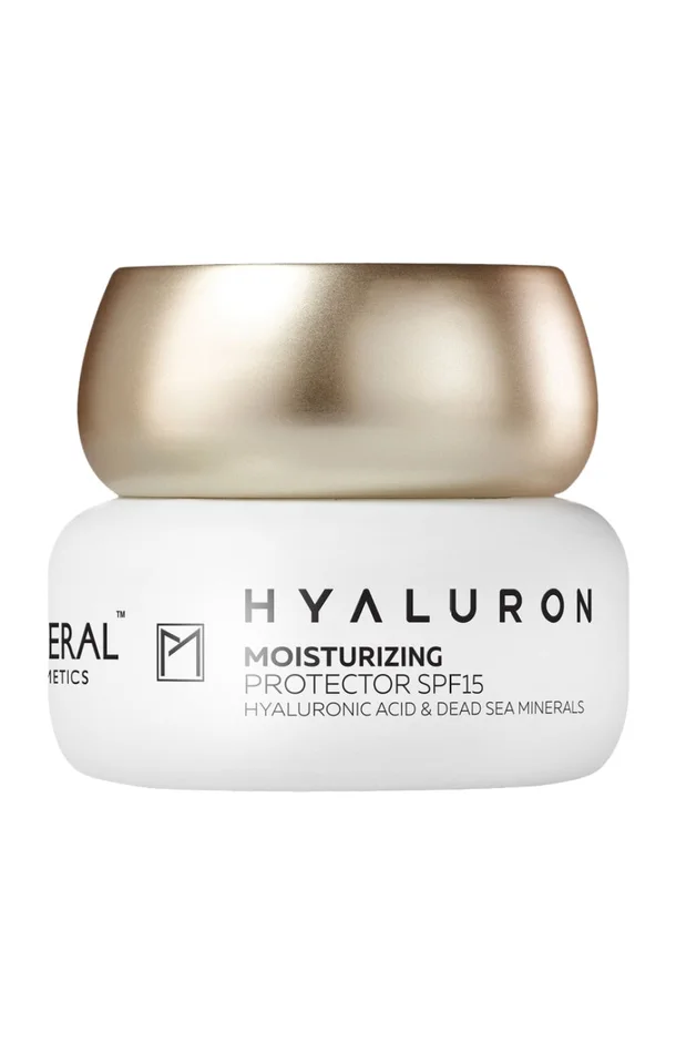 Crème hydratante SPF 15 – Acide hyaluronique – Tous types de peaux – 50 ml