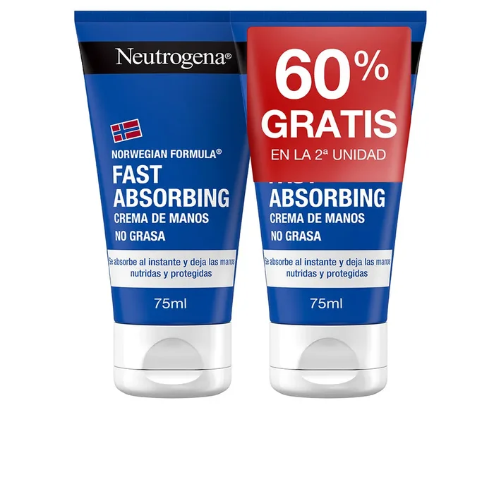 CRÈME MAINS ABSORPTION RAPIDE PACK 2 x 75 ml