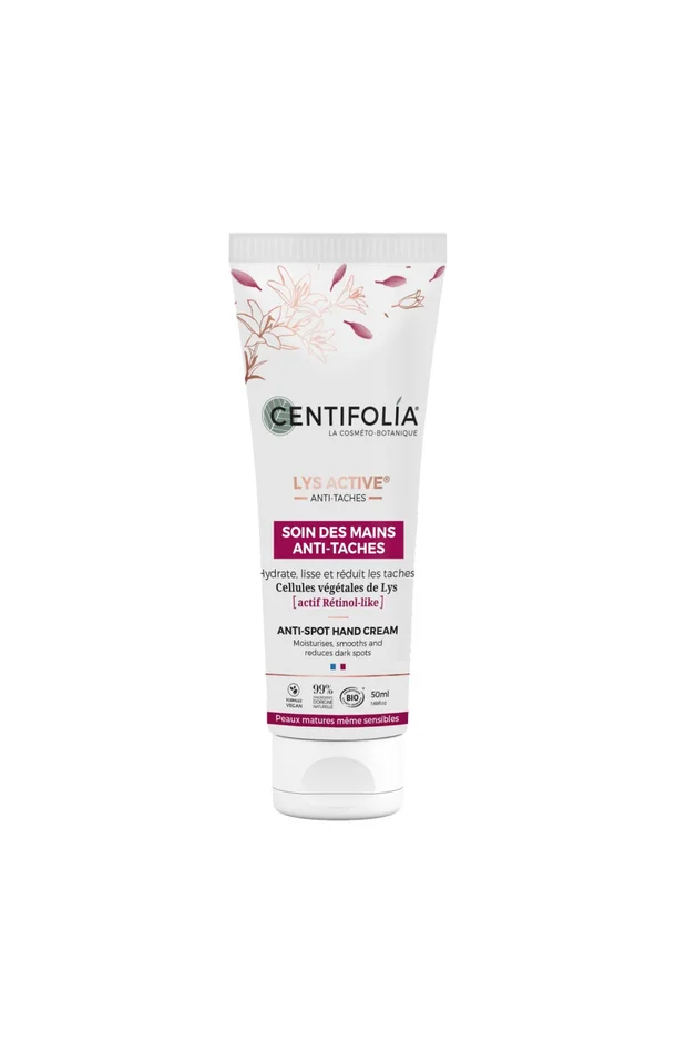 Crème mains bio anti-taches – Peaux matures – 50 ml