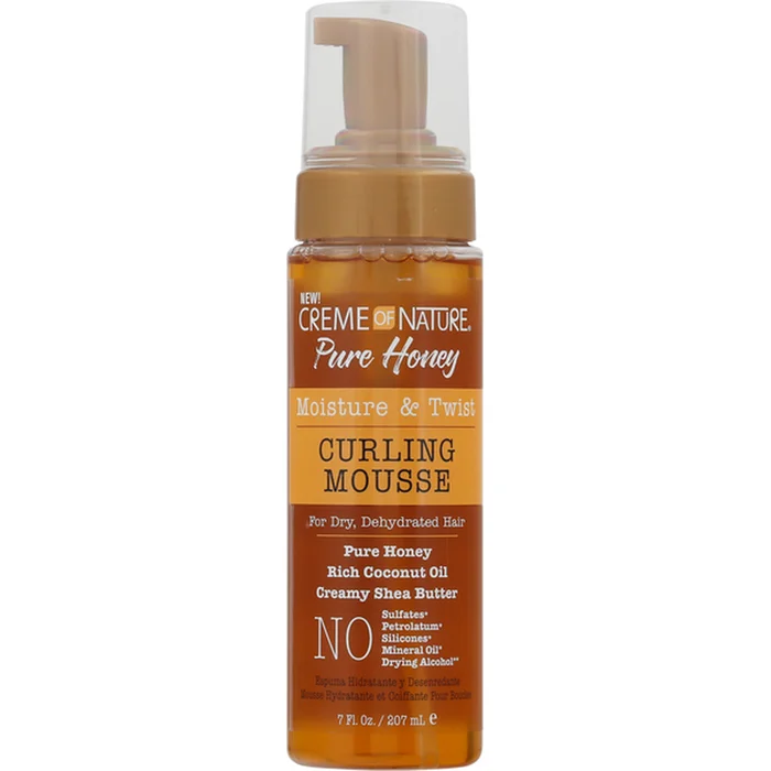CREME OF NATURE PURE HONEY ≡ Mousse Pour Les Boucles