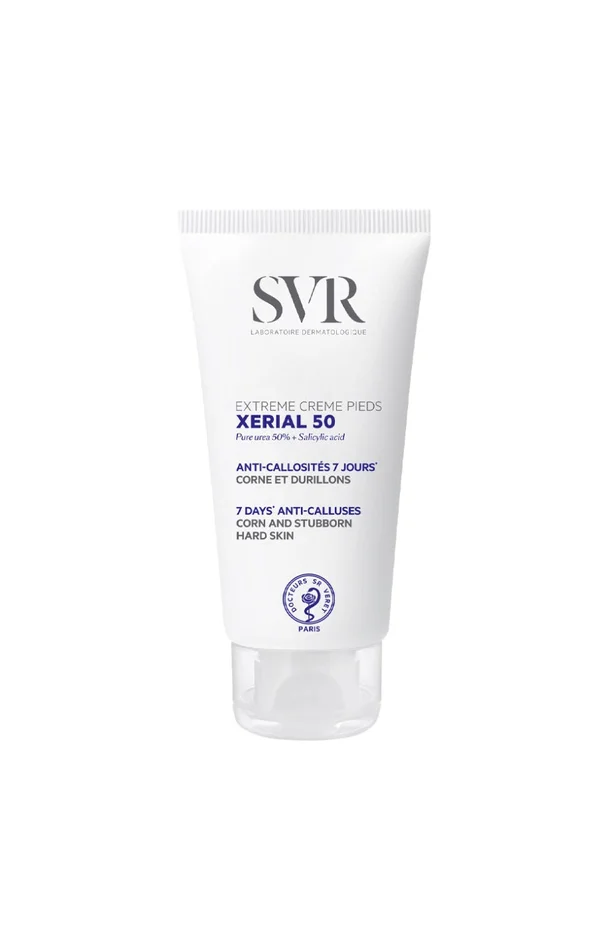 Crème pieds riche anti-callosités – Xerial 50 – 50 ml