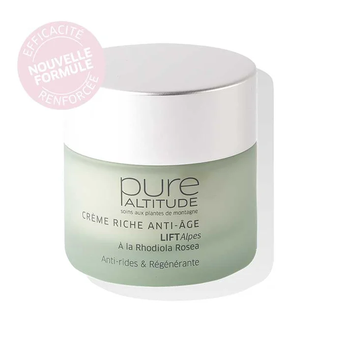 Crème Riche Anti-Âge à la Rhodiola Rosea
