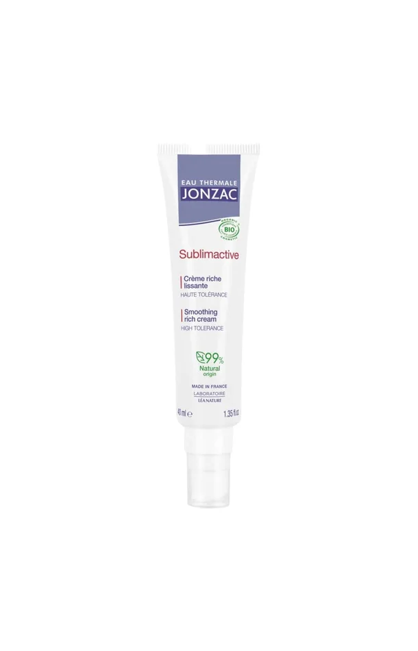 Crème riche lissante anti-âge bio – Sublimactive – Peaux sèches