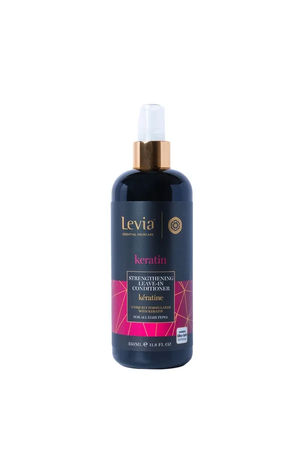 Crème sans rinçage fortifiante – Kératine – Cheveux secs & abîmés – 350 ml