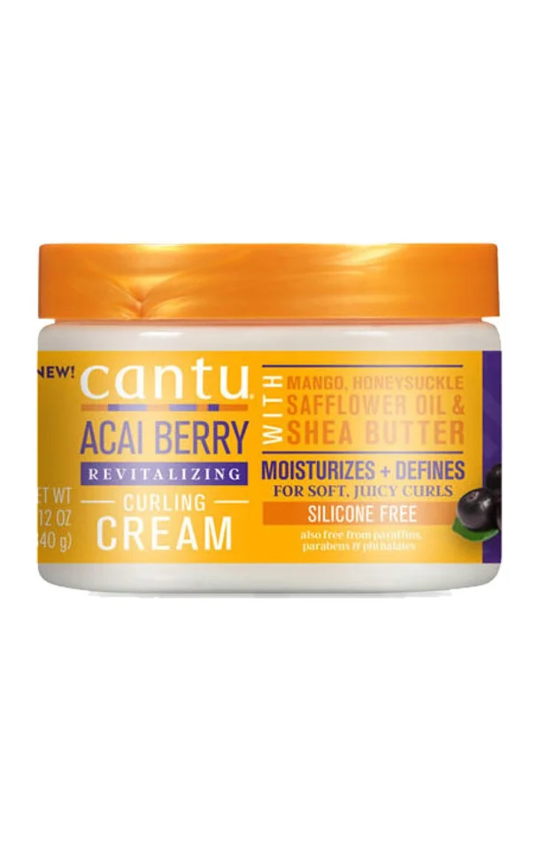 Crème soin revitalisante – Baies d’acaï – Cheveux frisés, bouclés & ondulés – 340 g