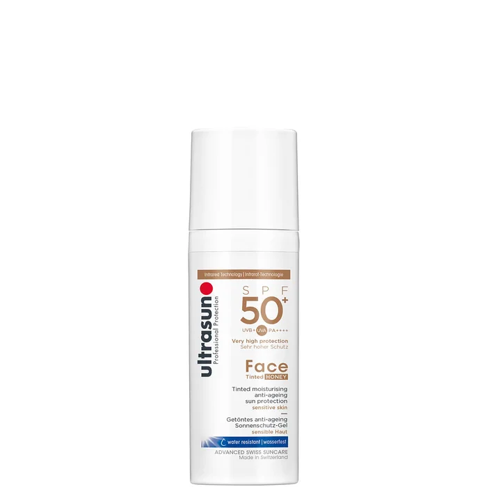 Crème solaire pour le visage teintée SPF50 de Ultrasun (différentes teintes)