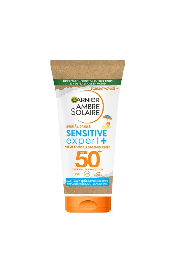 Crème solaire SPF 50+ – Enfants – Format voyage – 50 ml