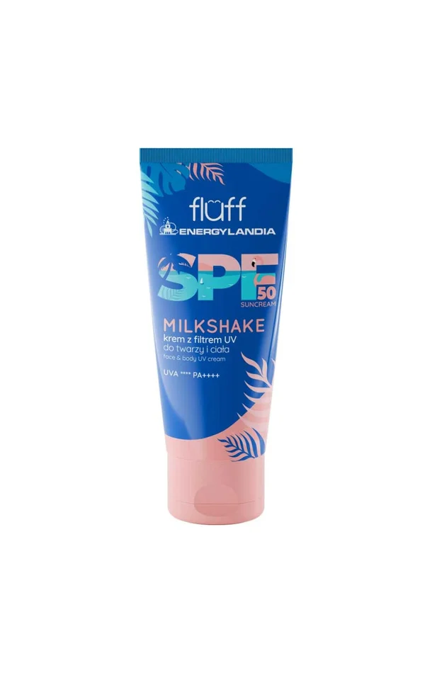 Crème solaire SPF 50 – Milkshake framboise – Visage & corps – 100 ml