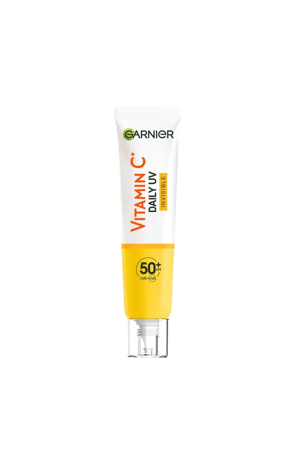 Crème solaire SPF 50+ invisible – Vitamine C – Anti-UV – Visage – 40 ml