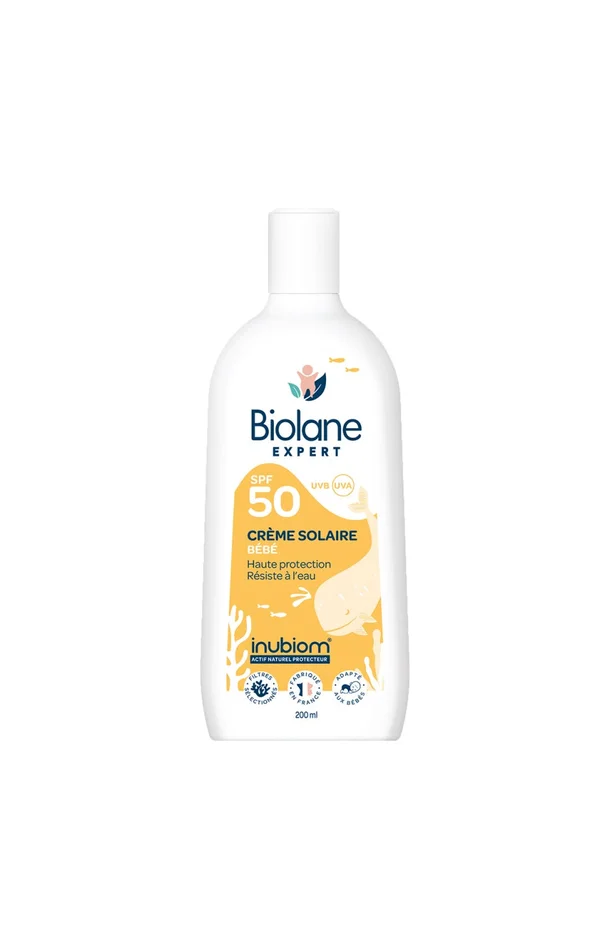 Crème solaire SPF50 – Visage & corps – Bébé – 200 ml