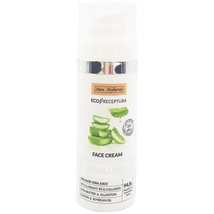 Crème visage hydratante – Aloe vera – 50 ml