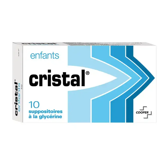 CRISTAL SUPPOSITOIRES GLYCERINE ENFANTS COOPER