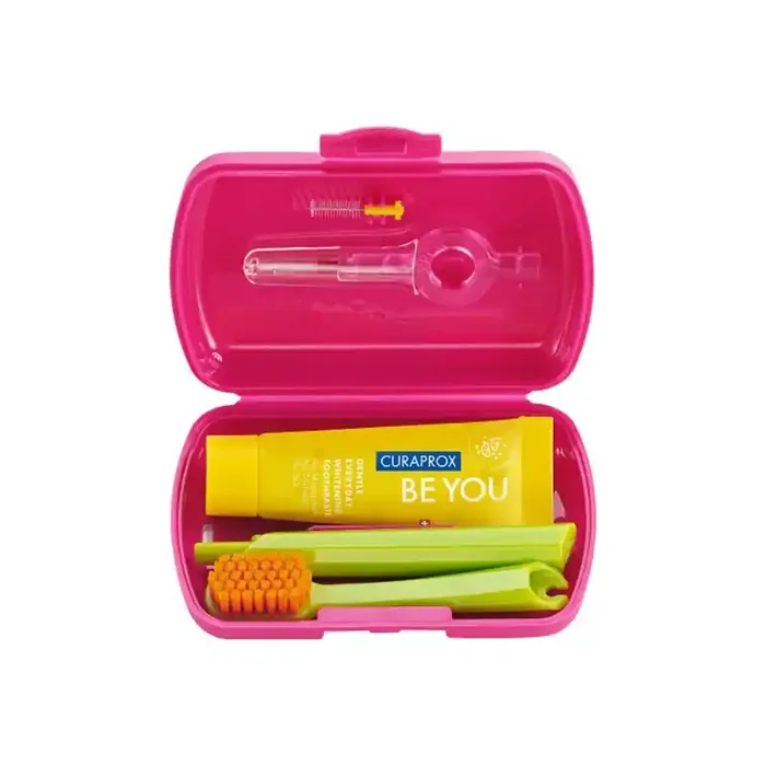 Curaprox Be you kit de voyage rouge