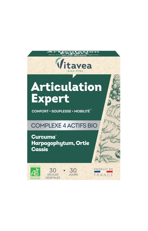 Cure articulations – Curcuma & harpagophytum bio – 40 jours