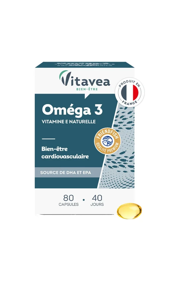 Cure bien-être cardiovasculaire – Oméga 3 & vitamine E – 40 jours