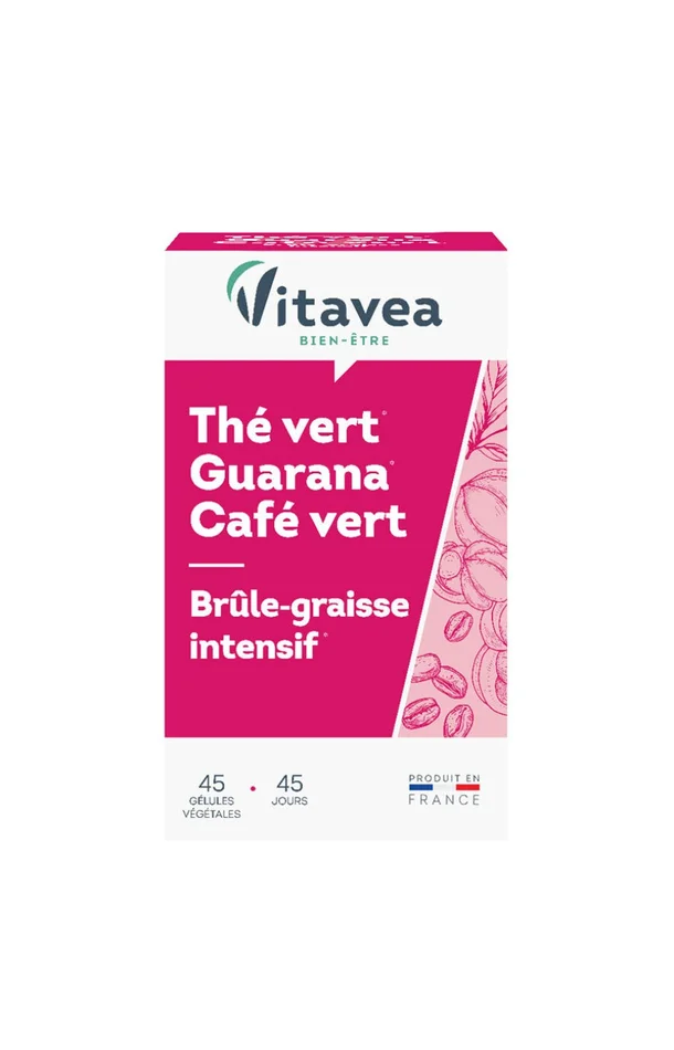 Cure brûle-graisse intensif – Thé vert, guarana & café vert – 45 jours