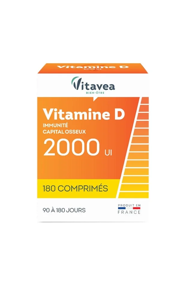 Cure défenses immunitaires – Vitamine D 2000 – 3 à 6 mois