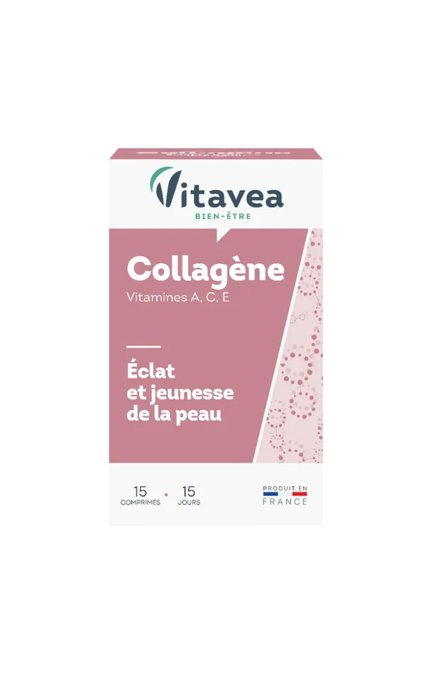 Cure éclat & jeunesse de la peau – Collagène & vitamines A, C, E – 1 mois